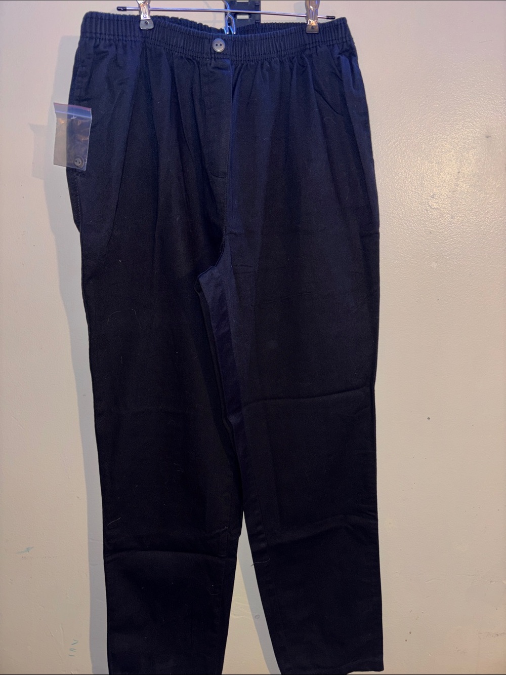 Women’s  Elastic Waist Black Pants